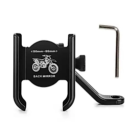 Motorsiklet Siyah Metal Telefon Tutucu