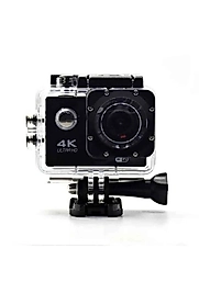 4K Ultra Hd Wifi Su Geçirmez Aksiyon Kamerası Siyah