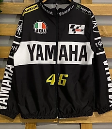 Paraşüt Kumaş Baskılı Oversize Unisex Rüzgarlık Yağmurluk